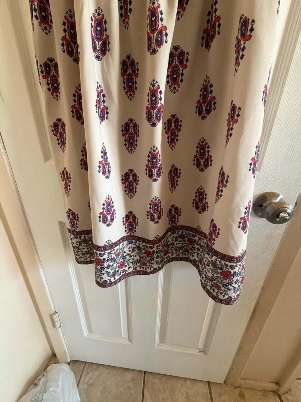 Wayward Fancies Paisley Print Bohemian Cinch Waist Dress